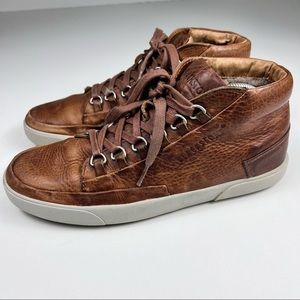 Original Blackstone KM-02 Handmade Sherpa Lined Leather Sneakers Men’s Size 8.5